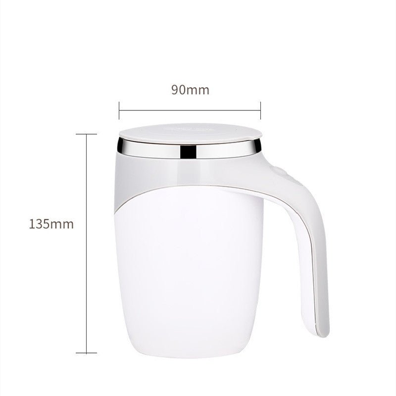 Rechargeable Model Automatic Stirring Cup Coffee Cup High Value Electric Stirring Cup Lazy Milkshake Rotating Magnetic Water Cup - MEDIJIX