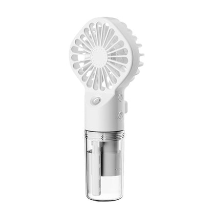 Strong Power Spray Humidification Small Fan Humidification Usb Charging Portable Fan Icy And Refreshing Fan Water Supplement - MEDIJIX