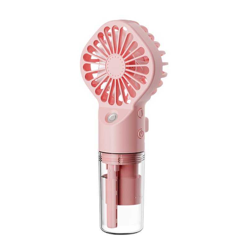 Strong Power Spray Humidification Small Fan Humidification Usb Charging Portable Fan Icy And Refreshing Fan Water Supplement - MEDIJIX