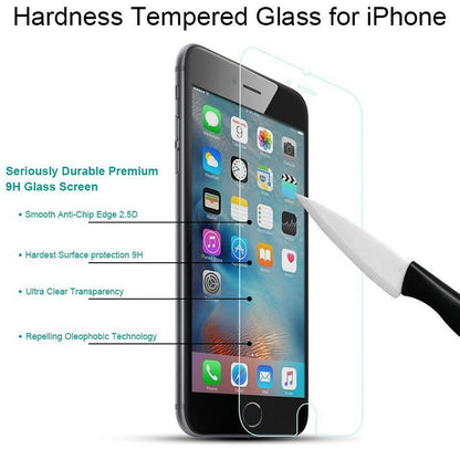 Tempered Glass Screen Protector Front Film iphone - MEDIJIX