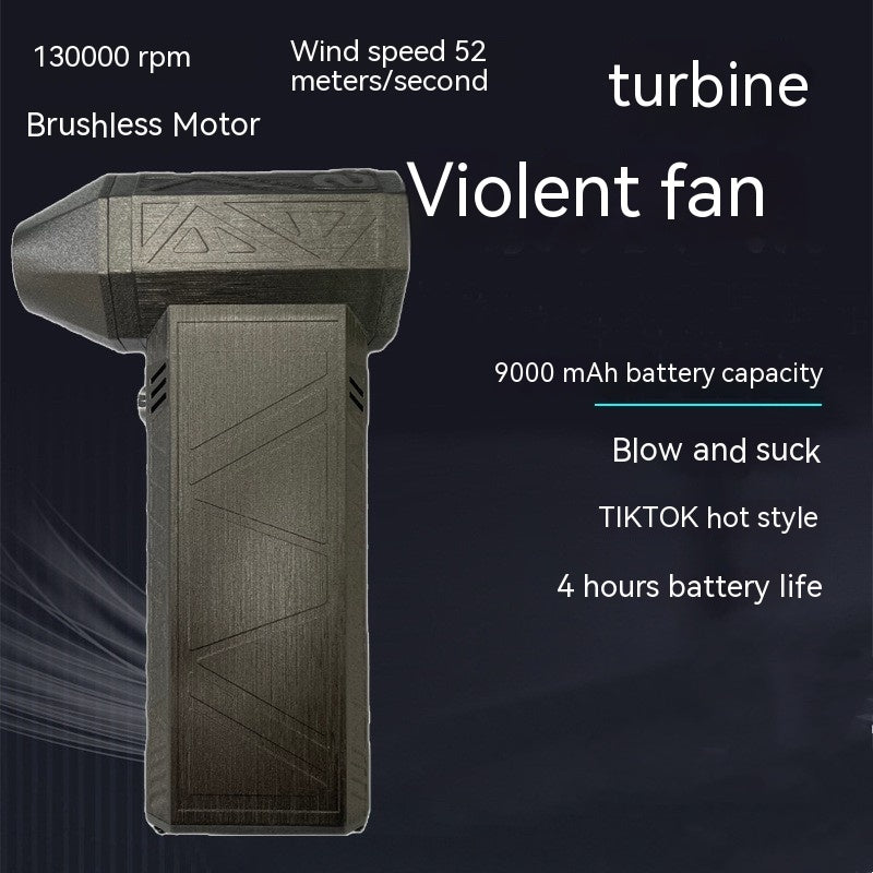 Turbo Fan Silent High Power Jet Fan Brushless Motor Air Duster Fast Recharging Dust Blower Air Blower - MEDIJIX