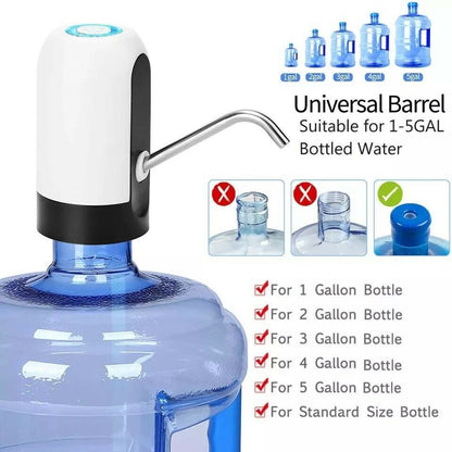 Water Bottle Electric Automatic Universal Dispenser 5 Gallon USB USB Water Dispenser Automatic Drinking Water Bottle - MEDIJIX