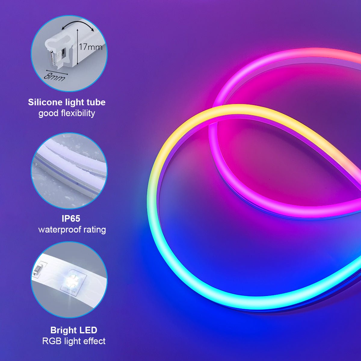 WIFI Smart Silicone LED Neon Strip - MEDIJIX